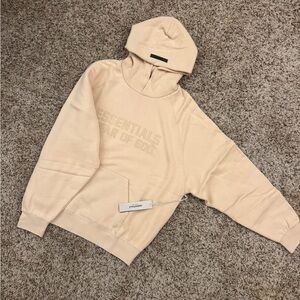 Fear of God Essentials Hoodie Sand Color (SS23) Size M Valentine’s Day Gift